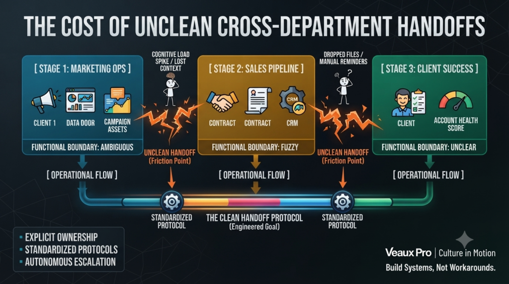 The Clean Handoff Protocol: How to Eliminate Cross-Department Friction and Build a System-Driven Asse