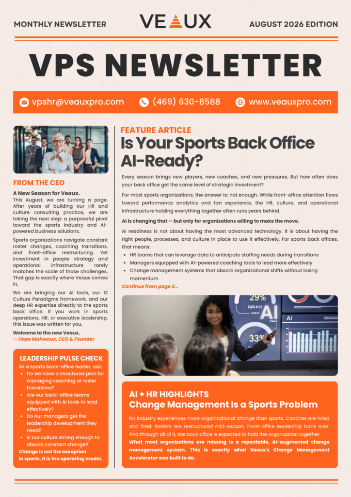 VPS HR August 2026 Newsletter