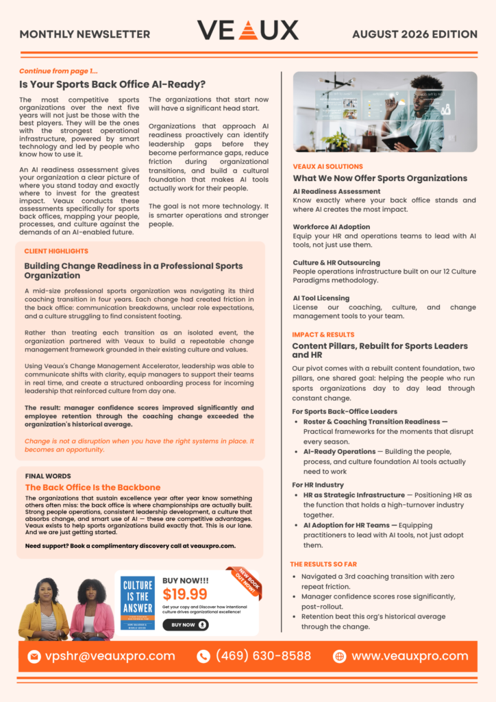 VPS HR August 2026 Newsletter